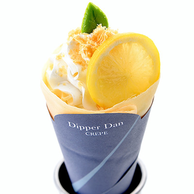 有原投手のレモンチーズケーキクレープ