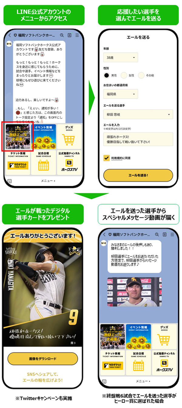 終盤戦応援特設サイト22 福岡ソフトバンクホークス