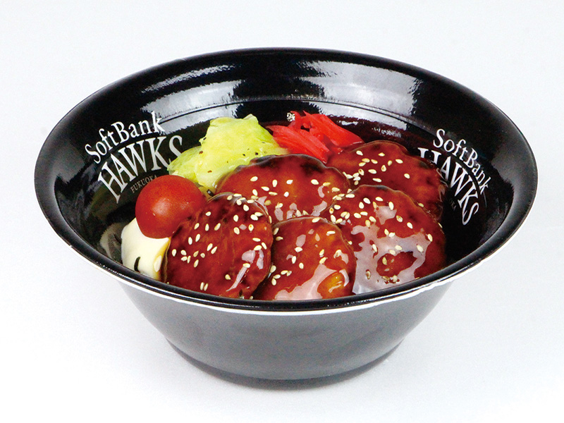勝つぞー!鷹!鷹!鷹!2023博多地鶏のつくね丼