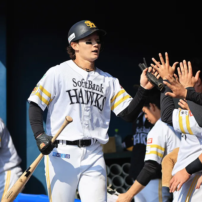 選手の練習風景を間近で見学！