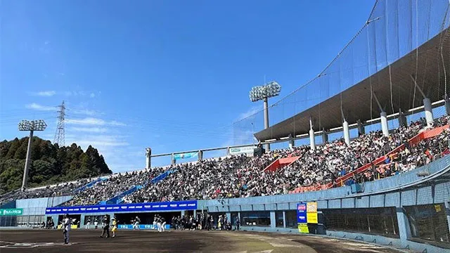 アイビースタジアム オープン戦開催