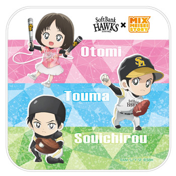 SoftBank HAWKS/ 北斗の拳 コラボ アクリルコースター8種