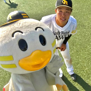 福岡ソフトバンクホークス 柳町達 タマスタ地区後 ポーチ 福岡ソフトバンクホークス 柳町達 タマスタ地区後 ポーチ