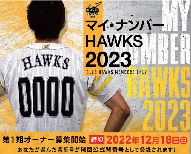 ホークス　HAWKS 背番号なし　L ホークス ホーム 背番号Tシャツ 背番号なし