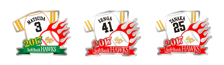 選手ピンバッジ