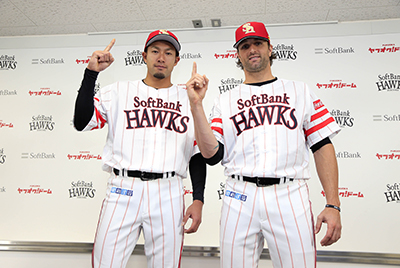 3月22日の鷹の祭典2017ユニフォーム発表会見の様子