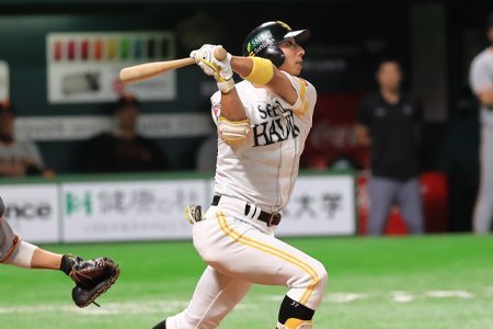 直前】お祭り熱男な松田選手、東京ドームでも！ | 福岡