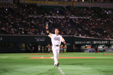 福岡ソフトバンクホークス #24 長谷川勇也 選手 実使用