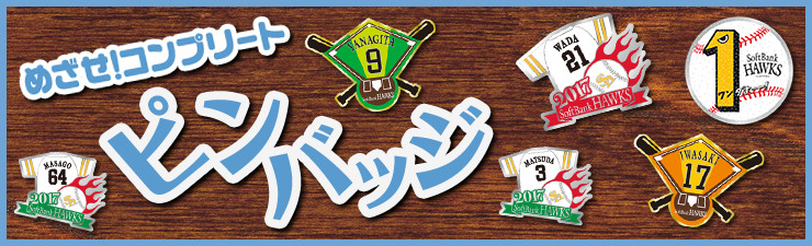 クラブホークス限定ピンバッジ