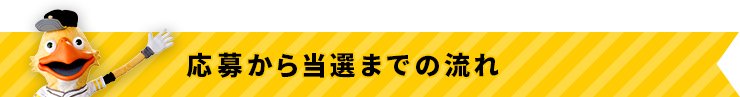 応募から当選までの流れ