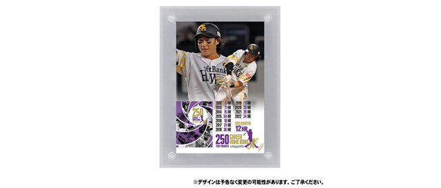 柳田選手通算250本塁打達成記念タオルセット