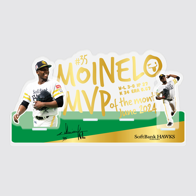 【祝 試合奪三振球団新記録樹立】周年記念ロゴ入りモイネロ選手ユニフォーム 祝 試合奪三振球団新記録樹立】周年記念ロゴ入りモイネロ選手