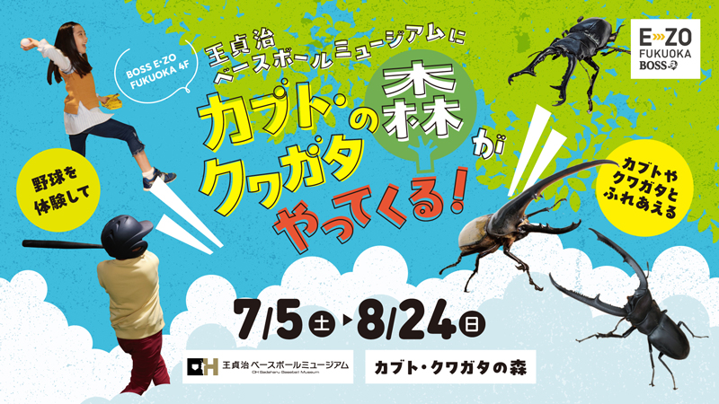【7/5～】今年も「カブト・クワガタの森」がやってくる！